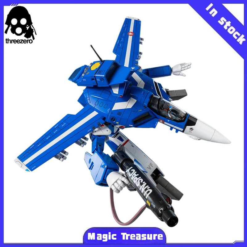 

【MT】threezero 3Z0366 ROBO-DOU Robotech VF-1J Transforming Fighter (Max Sterling) Model Toy Figure