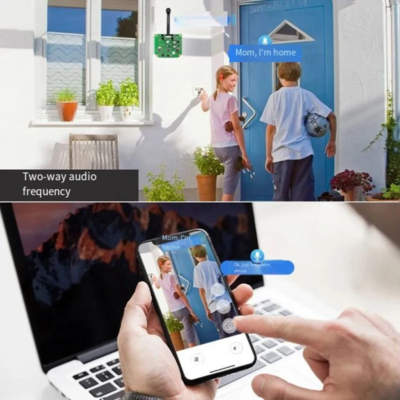 300 000 видеомодуль, переключатель, дистанционный переключатель для мониторинга дверей, двусторонний беспроводной пульт дистанционного управления, модуль камеры, прочный, простой в использовании