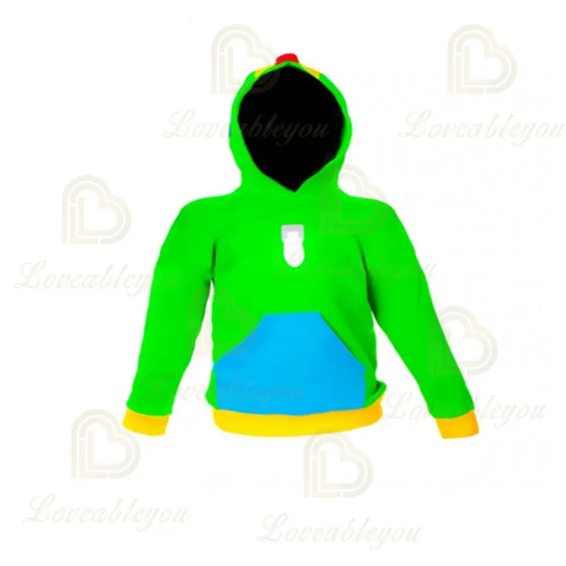 Korean-style Frog Hoodies Y2k Fried Street Hooded Wild Fighting Plush Pullover Loose Green LEON Coat Kawaii Clothes