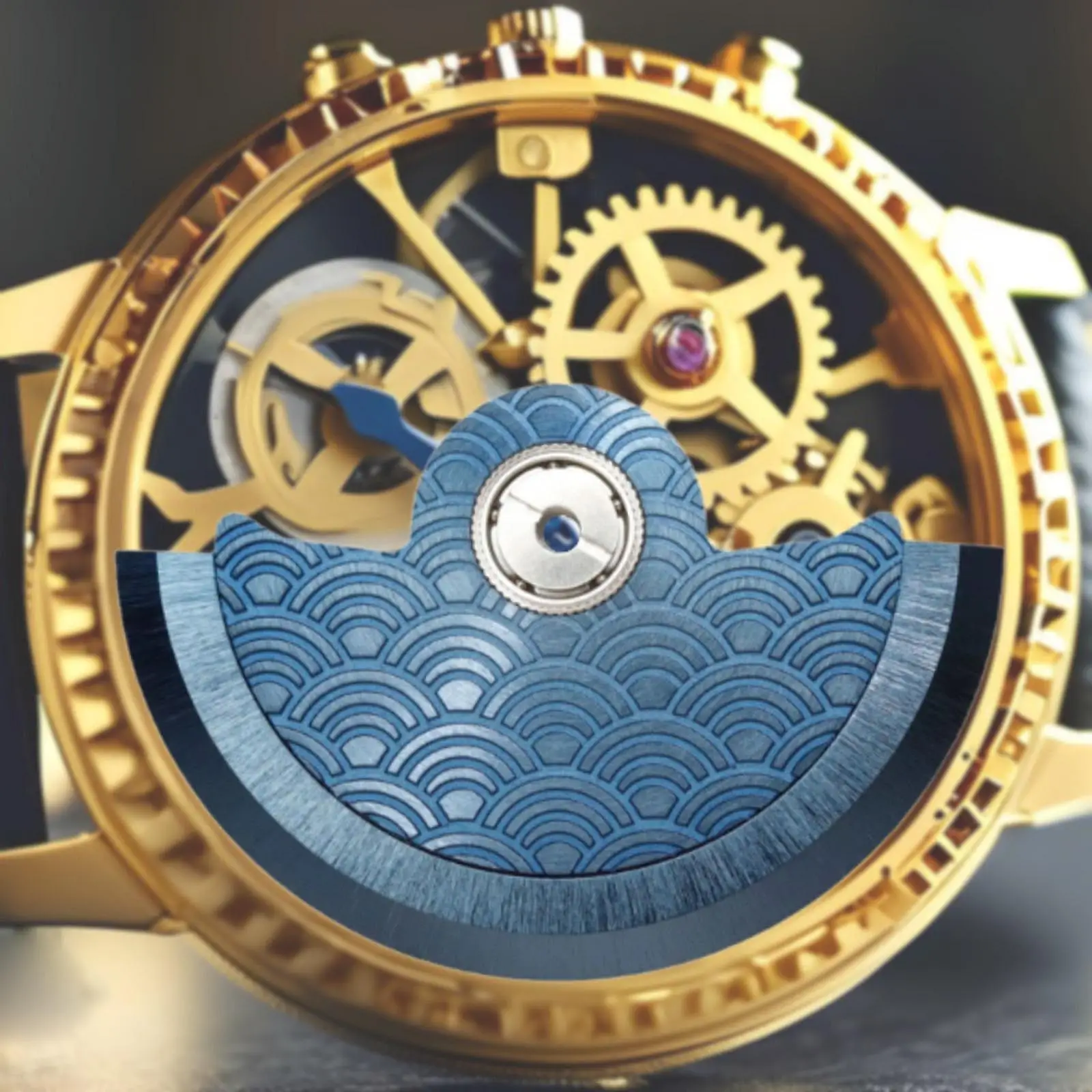 Watch Movement Rotor for Mechanical Watches High Performance Sturdy for NH35 NH38 NH39 Metal Watch Component Repair Parts
