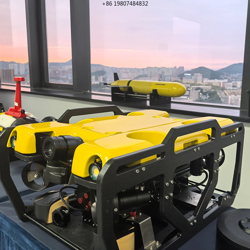 1080p Video 300m Depth Brushless Motor Alloy Aluminum Underwater Robot
