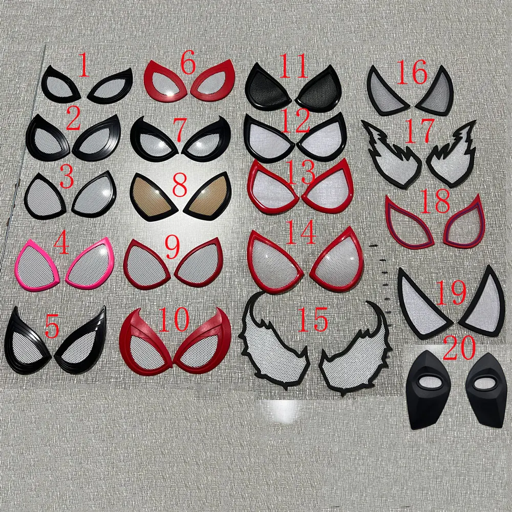 Anime Lens Accessories Glasses For Bodysuit Movie Super Mask Eyeglass Stereoscopic Color Light