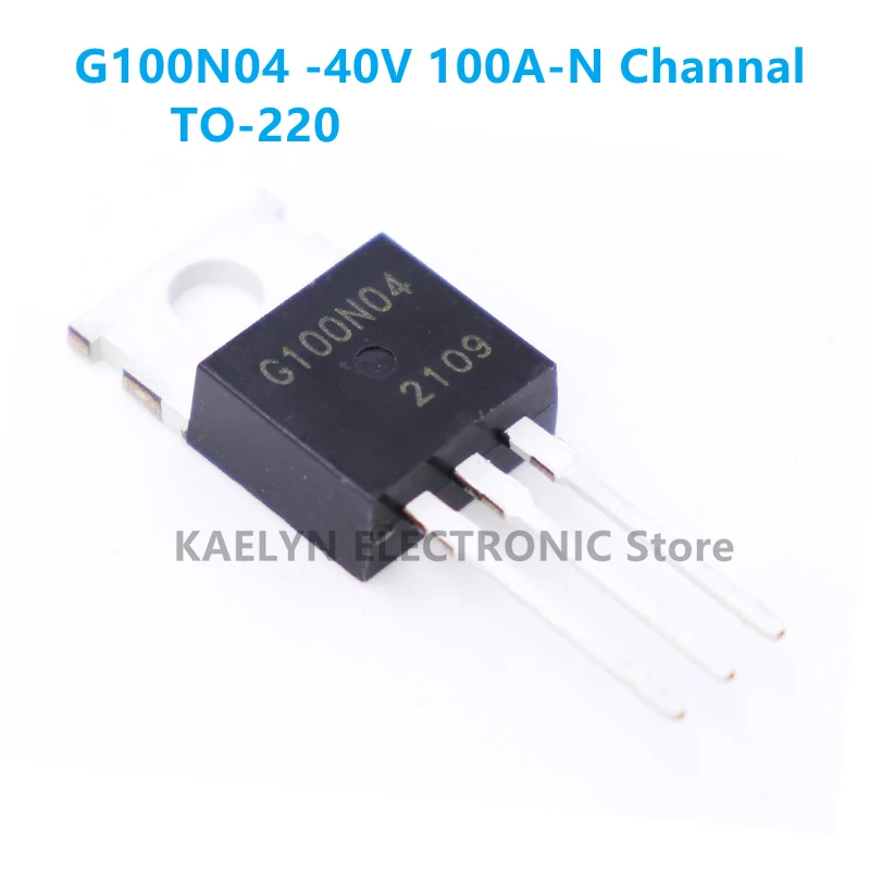 20PCS/LOT  G100N04 TO-220 100N04 G100N04 -40V 100A-N Channal