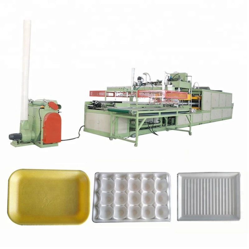 YUGONG Factory Direct PS Foam Disposable Plastic Food Lunch Box Plates Stamping Making Machine Price