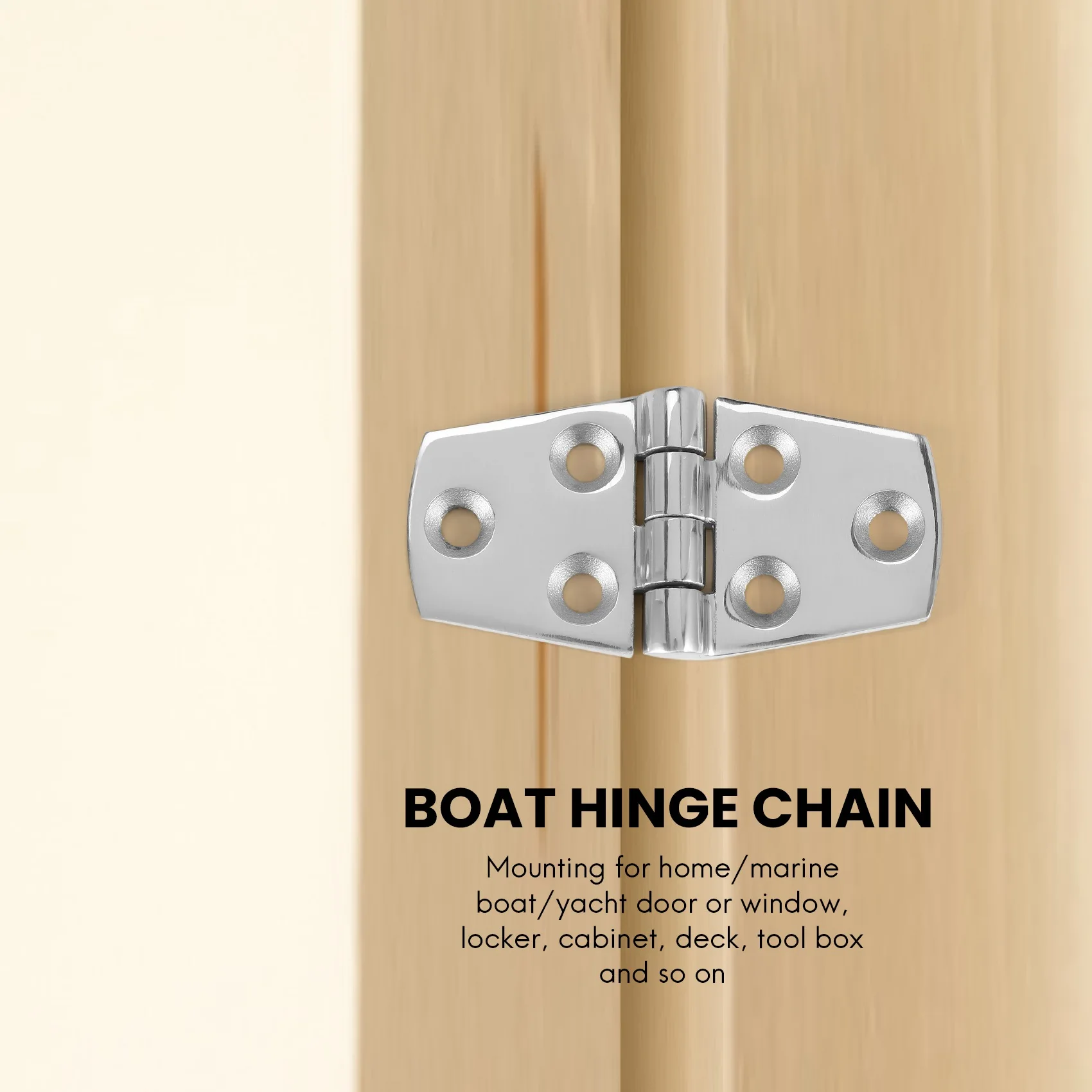 Marine 4 Pieces Stainless Steel Strap Hinge Door Hinge For Marine Boat Yacht 76 X 38 Mm Rafting Boating Accessories,Boat Marine