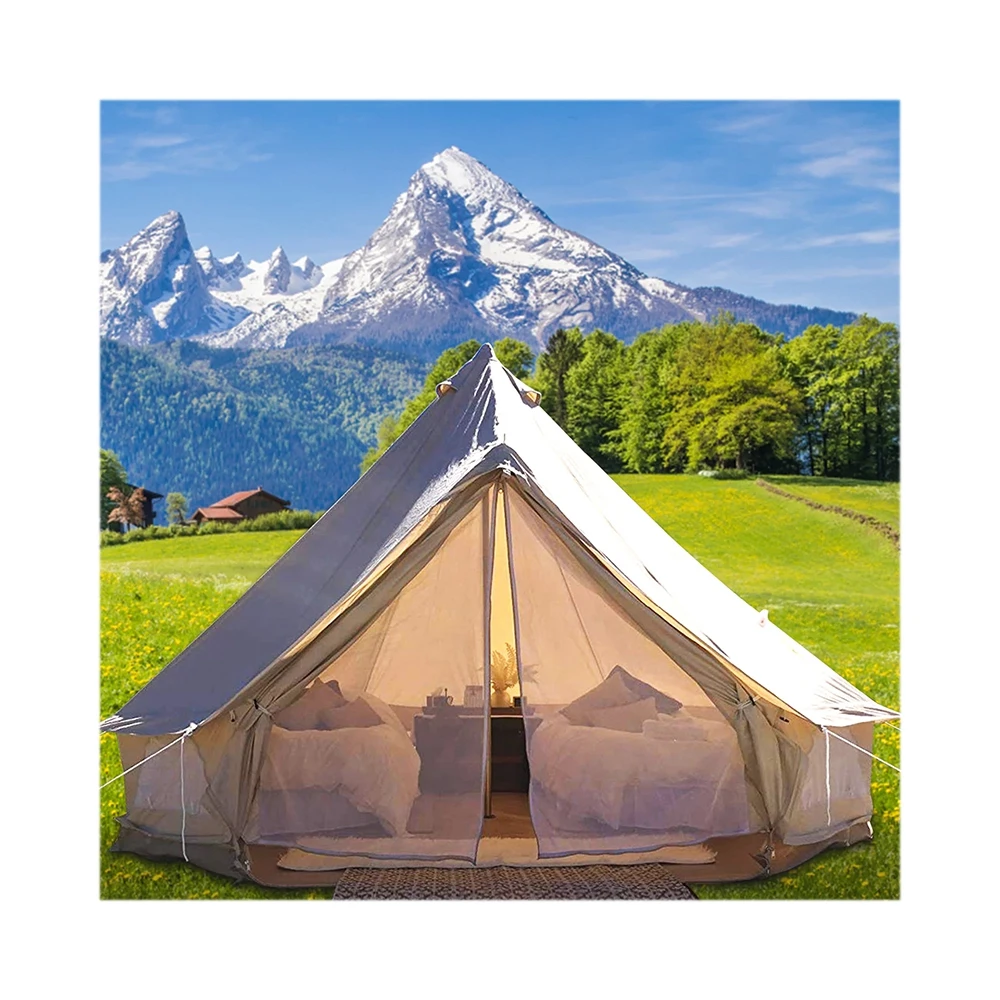 bell tent inner 3m 4m 5m 6m outdoor canvas safari bell tent inflatable bell tent