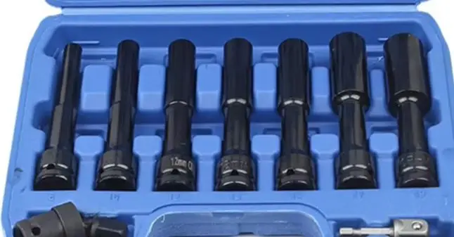 

1/2 приводная головка для ударного гайковерта, шестигранный адаптер, гаечный ключ, конвертер, черные электроинструменты и аксессуары для ручных инструментов