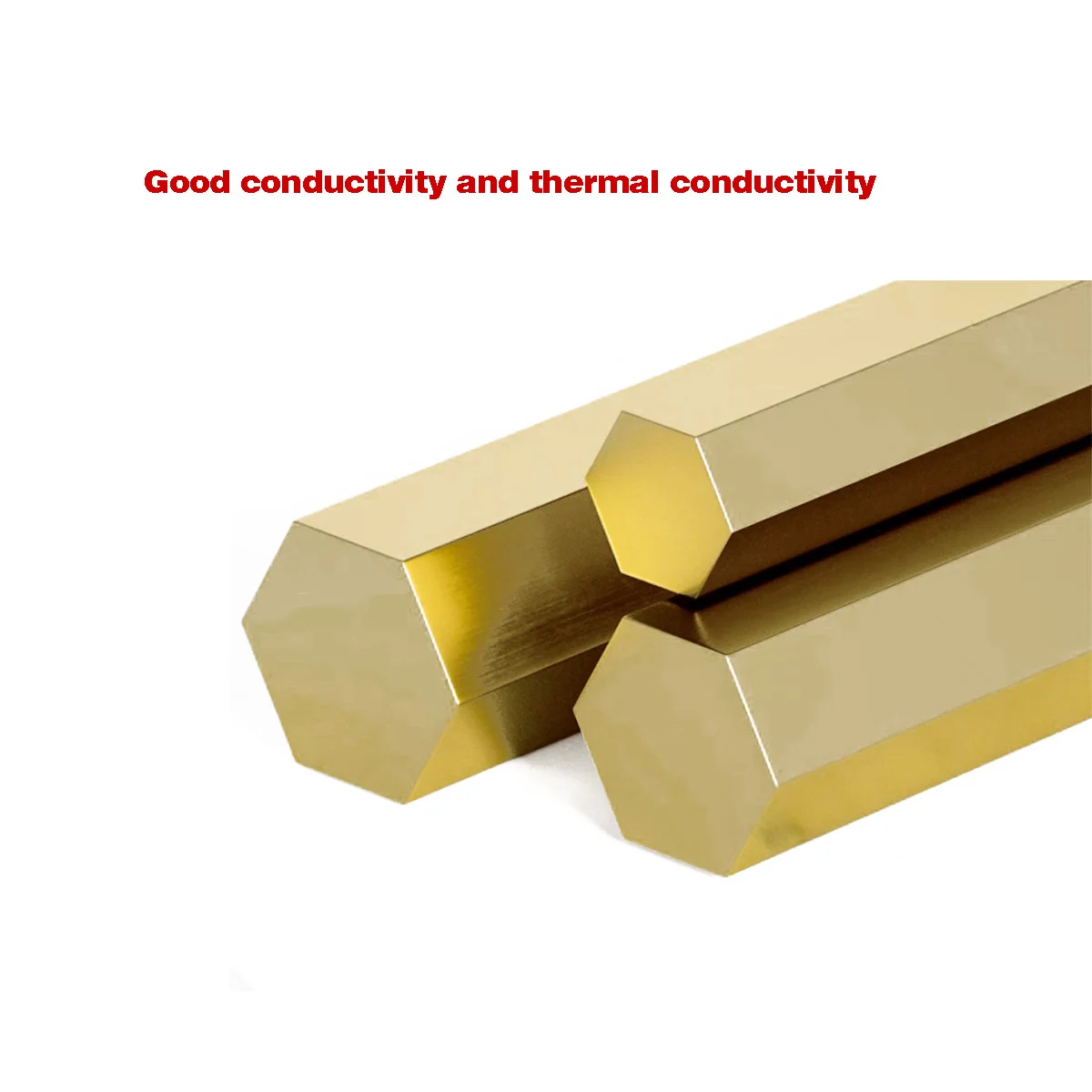 H59 Brass Rod/Brass Hexagonal Square Rod Opposite Sides 3/4/5/6/7/8/9/10-30mm, Length 200-500mm