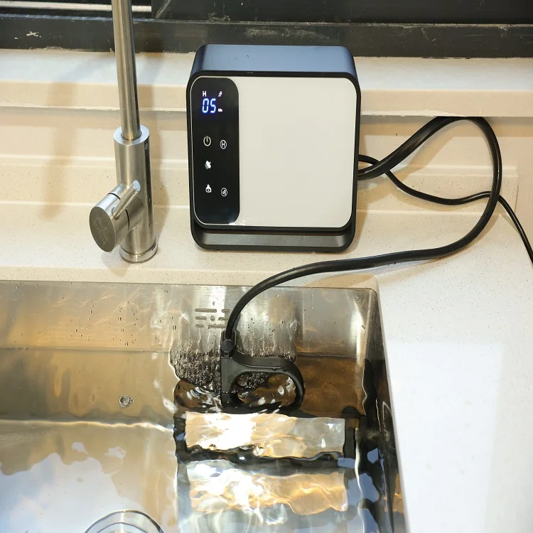 New Ultrasonic Cleaning Kitchen Electric Table Top Modern Table Portable Dishwasher Machine