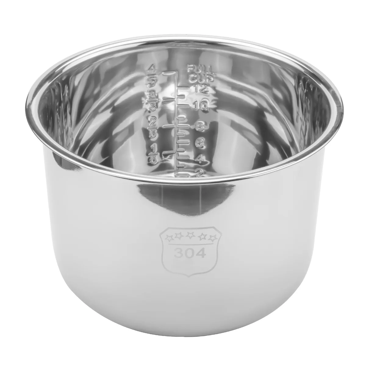 Panela Interna de para Panela de Pressão Panela Interna para Arroz Minute Cooker Liner 6l Aço Inoxidável