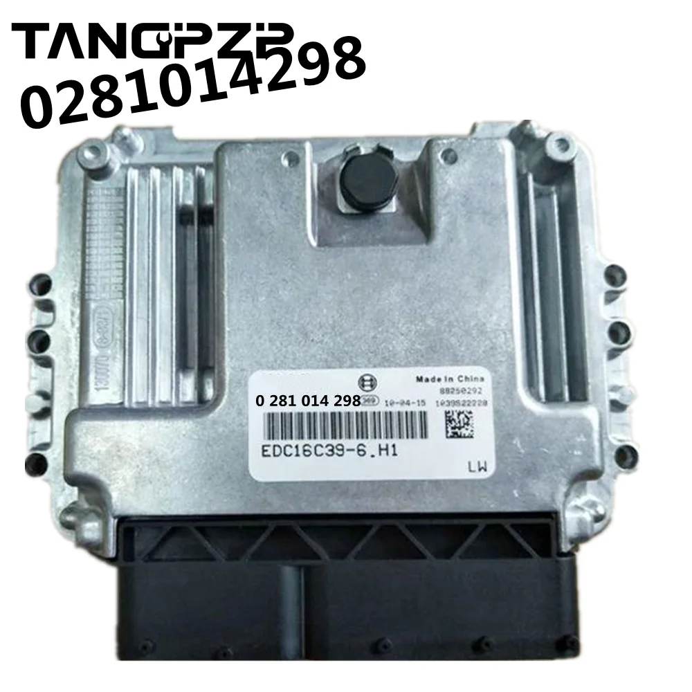 Unidad de Control electrónico de ordenador para coche diésel, unidad de Control compatible con camioneta DongFeng, 0281014298 ECU, Original, nuevo, EDC16C39-6.H1