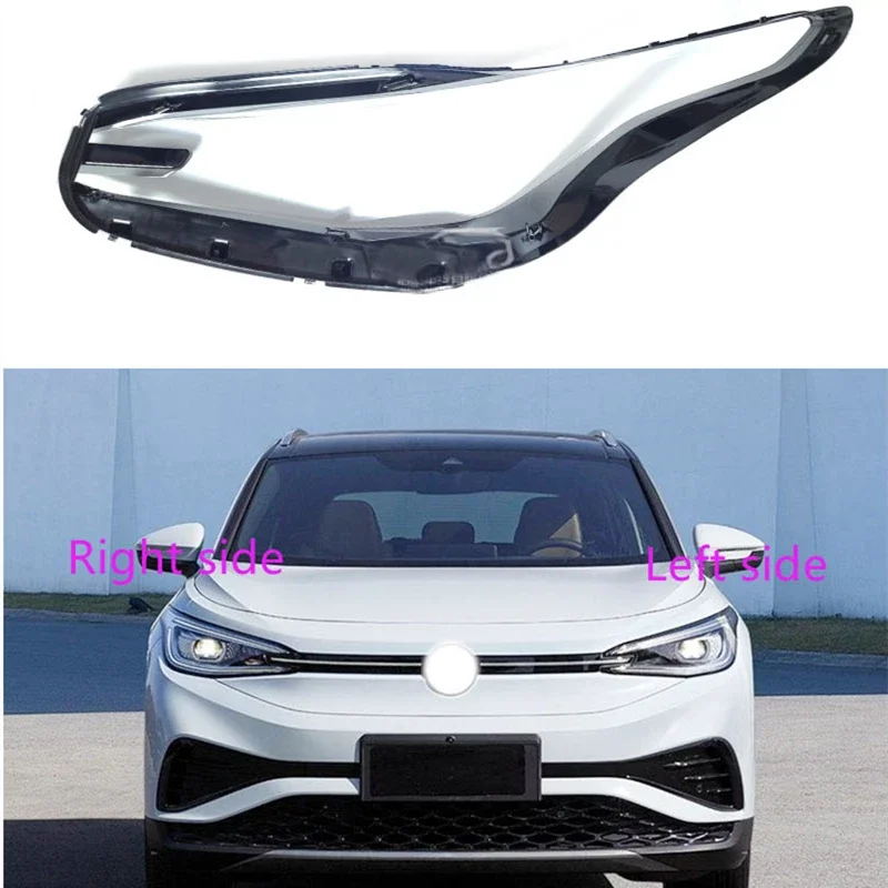 Lentille de lampe de sauna en verre pour Volkswagen VW, couvercle de lumière de voiture, coque automatique, ID4 X, 2020, 2021