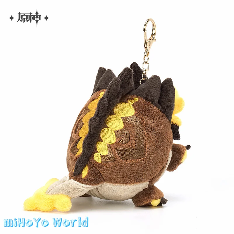Mihoyo Officiële Pluizige Genshin Impact Plushie Azhdaha Sleutelhanger Opknoping Decoratie Zachte Leuke Zhongli Draak Pluche Pop Hanger