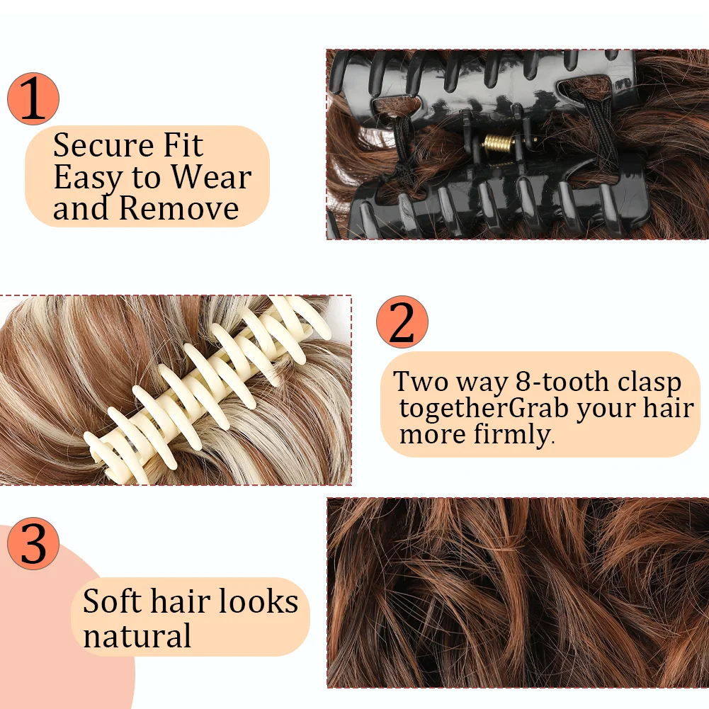 Thumbnail 4 - #74 Clip-In Chignon Hair Buns Ranking List in 2026