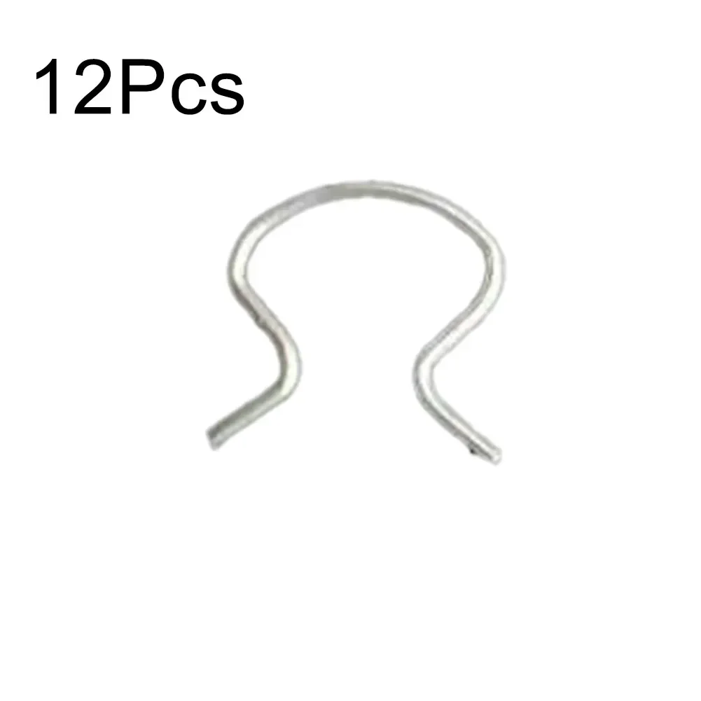 12pcs/set Door Handle Window Crank Retainer Horseshoe Clip Plastic Fastener Clips For Chevrolet For Pontiac For Buick 1949-1970