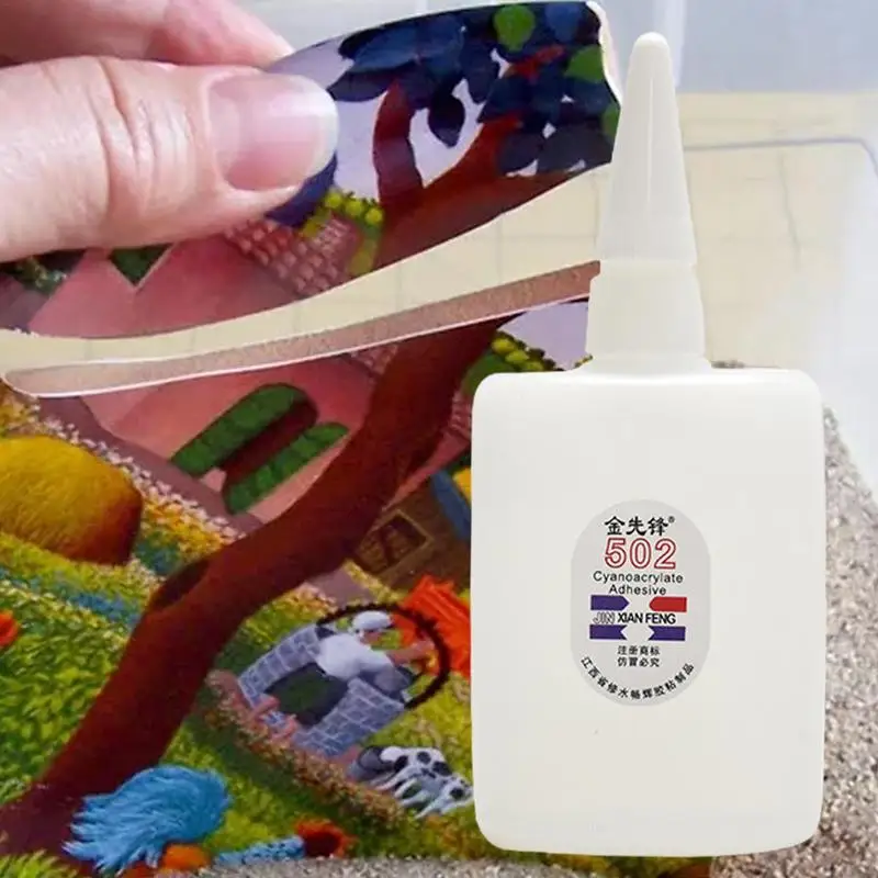 502 Lijm Sneldrogende Lijm Sterke Zelfklevende Effectieve Lijm Kit Tool Snel Hechten Snelle Lijm Voor Houtbewerking En Houtdraaien