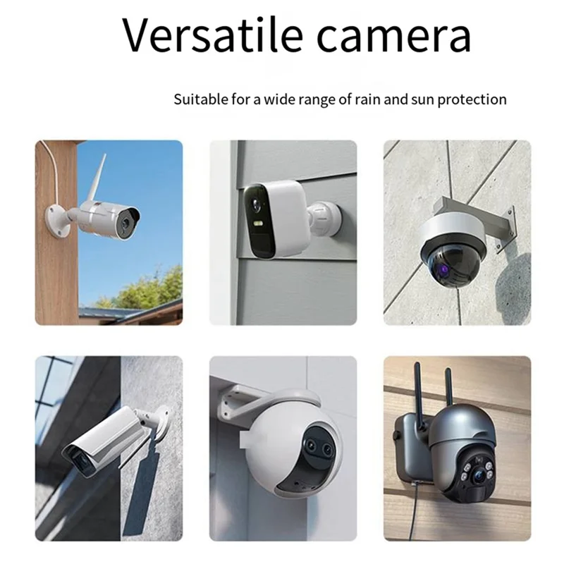 

AAAEL-Camera Protection Security Camera Rain Cover Camera Rain Cover Camera Sun Hood Security 2 PCS