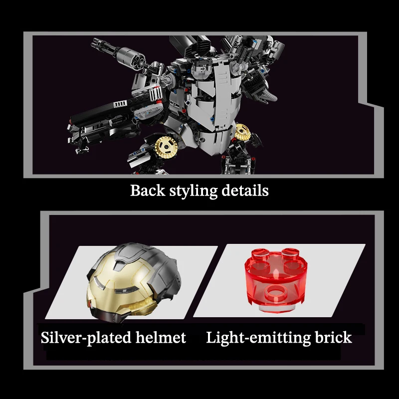 Nuevo Super Iron Heroes War Buster máquina juguetes de construcción bloques modelo pista Robot armadura ladrillos conjuntos regalos de cumpleaños niño niños adultos