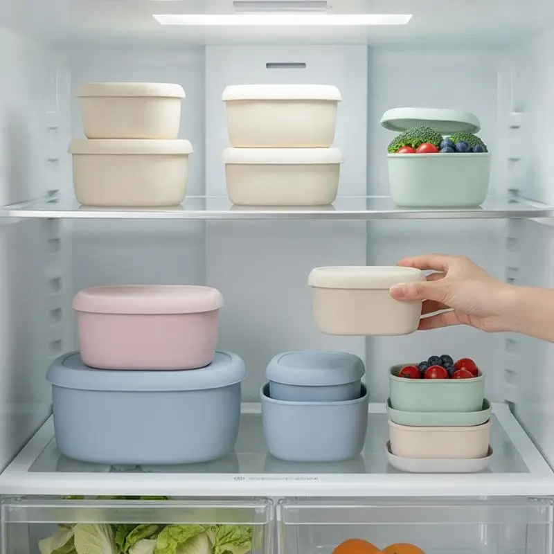 Mini Food-Grade Silicone Airtight Storage Containers, Perfect For Portion-Controlled Food, Small Items Storage For Home