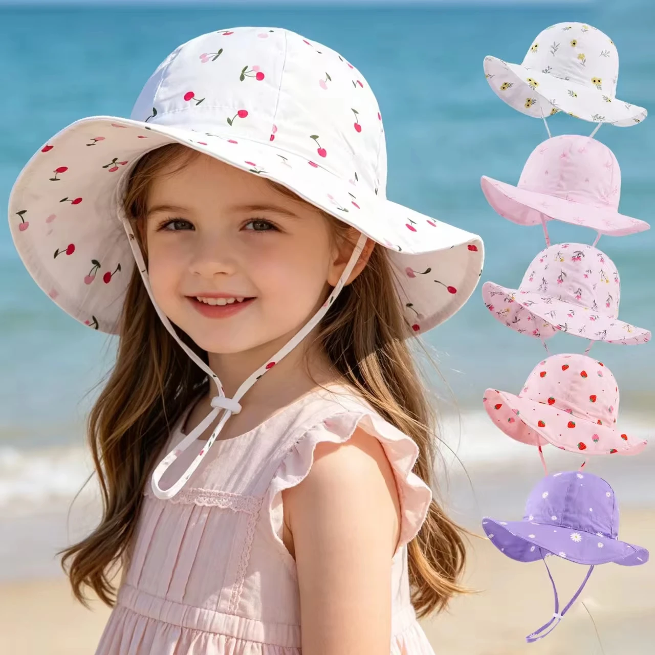 

Children's Fisherman Hat - Summer Outdoor Sun Protection UV Blocking Sun Hat with Mesh Screen, Breathable and Drying Fast Sun Ha