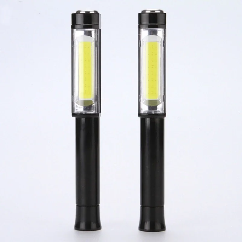 Cob Pen Licht Led Werklamp Outdoor Camping Gereedschapslamp Multifunctioneel Onderhoud Noodlamp Mini Zaklamp Zaklamp Od Licht