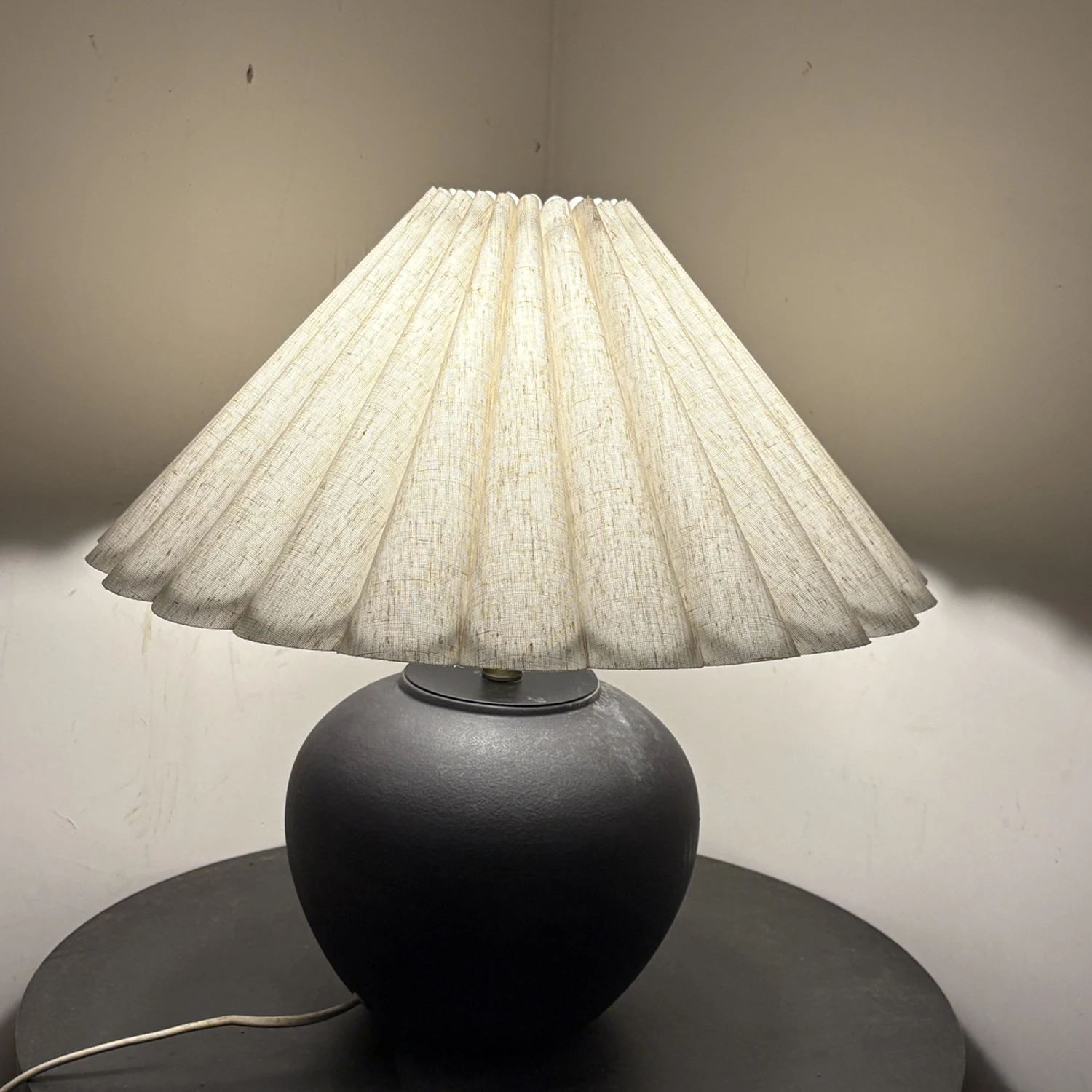 

large lampshade E26 E27 for table lamp floor lamp plum blossom petal shape removable KD lampshade linen parchment paper cover