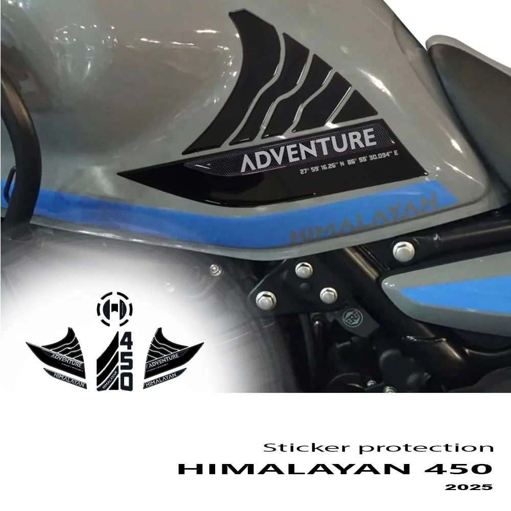 

himalayan 450 tank pad Motorcycle 3D Resin Sticker Protective Decal Tank Pad Decoration For Himalayan 450 2024 2025