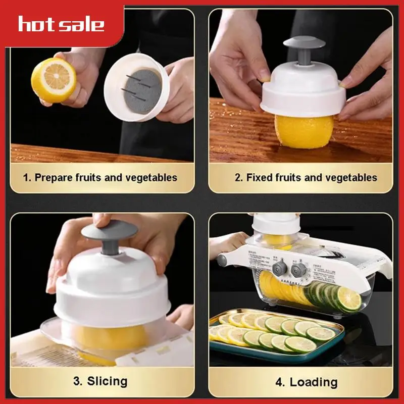 Multifunctional Lemon Grater Vegetable Slicer With Basket Fruit Potato Chopper Carrot Cutter Slicer Kitchen Accessories