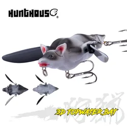 Hunthouse Bionic 3D Bat Artificial Pencil Bait Floating Topwater Surface Fishing Lure Wobbler 95mm 28g Crankbait For Bass Tackle