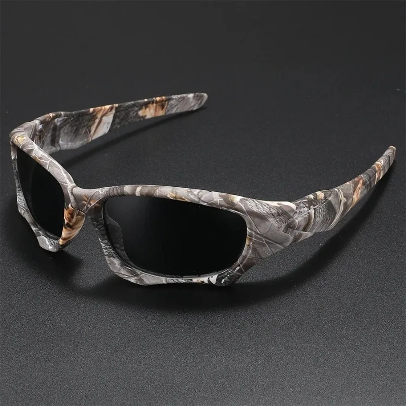 New Outdoor Sports Polarized Sunglasses Men Curve Cutting Frame Stress-Resistant Lens Shield Sun Glasses Wome Driving image 4