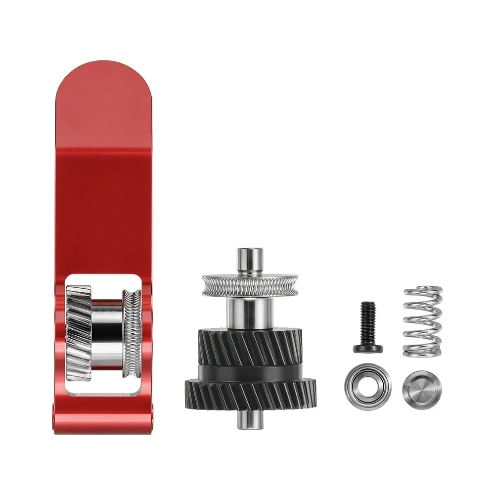 Hardened Steel Integrated Extruder Gear Kit Red For BambuLab X2D For 3D Printer Filament Drive Reduction Gear Assembly Tool