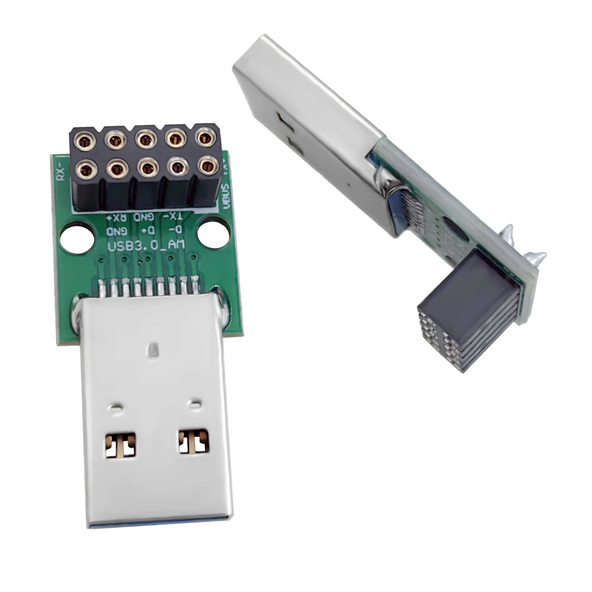 

20pcs Vertical USB3.1 male Head A Connector 2.54mm male female PCB Converter Adapter Breakout Board 180 Degree Vertical