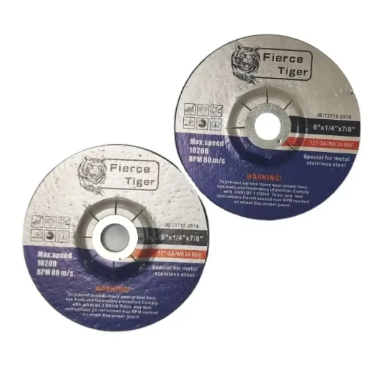 

【From China】150x6mm Multi-Purpose 6 Inch Aluminum Oxide Angle Grinder Resin Grinding Disc Grinding Wheel for Stainless wood meta