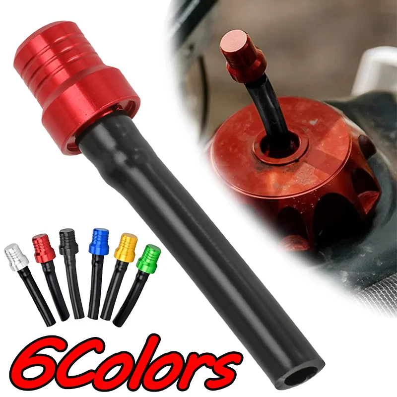Motorcycle Gas Fuel Cap Single Way Valves Vent Breather Hoses Tubes Universal Motocross ATV Tanks Bike Fuel Tank Breather Pipe
