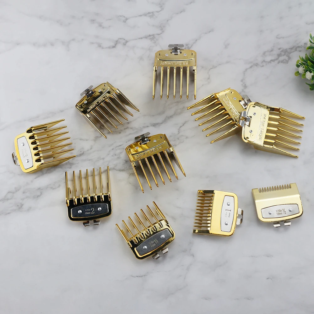 8/10pcs Professional Hair Clipper Limit Guide Comb For Wahl Trimmer Universal Barber Guide Comb Haircut Tool Clipper Limit Combs image 5