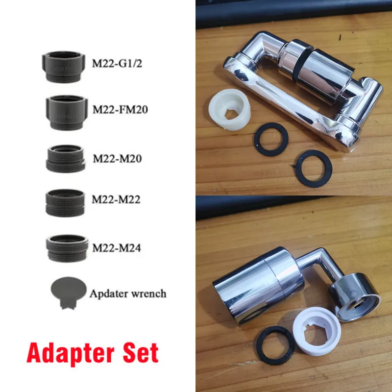 New 1440° Rotatable Faucet Aerator Extender 99% Universal Faucet Bubbler Anti Splash Filter Saving Water Tap Nozzle for Kitchen