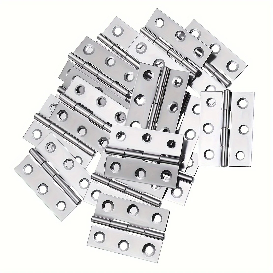 20 stainless steel folding hinges, 2“Door and window hinges, stainless steel folding hinges for door covers and wooden cases.”