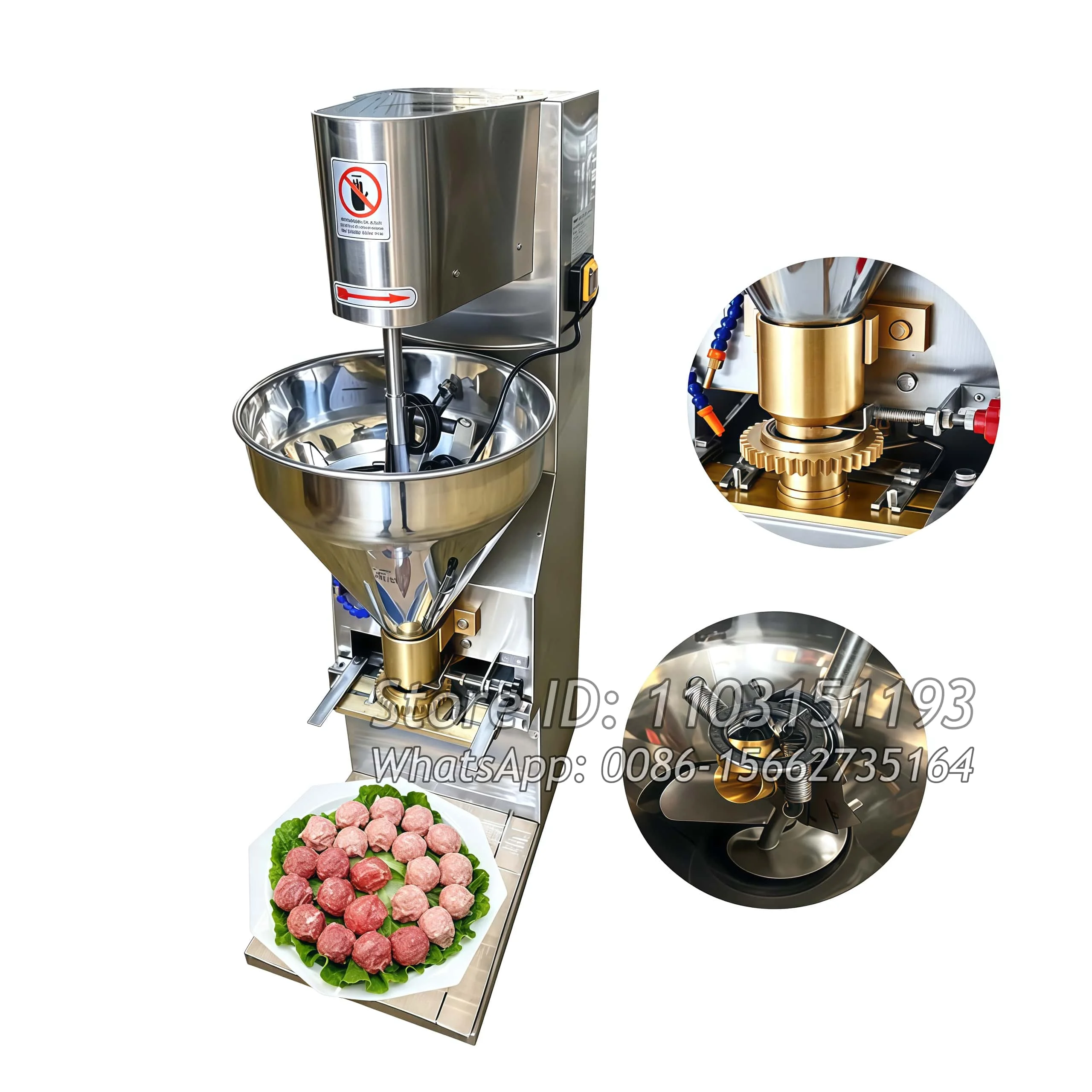 200-230pcs/min Chicken Meatball Forming Machine Beef Ball Maker Fish Ball Machine Vegetable Former Mini Meat Ball Making Machine