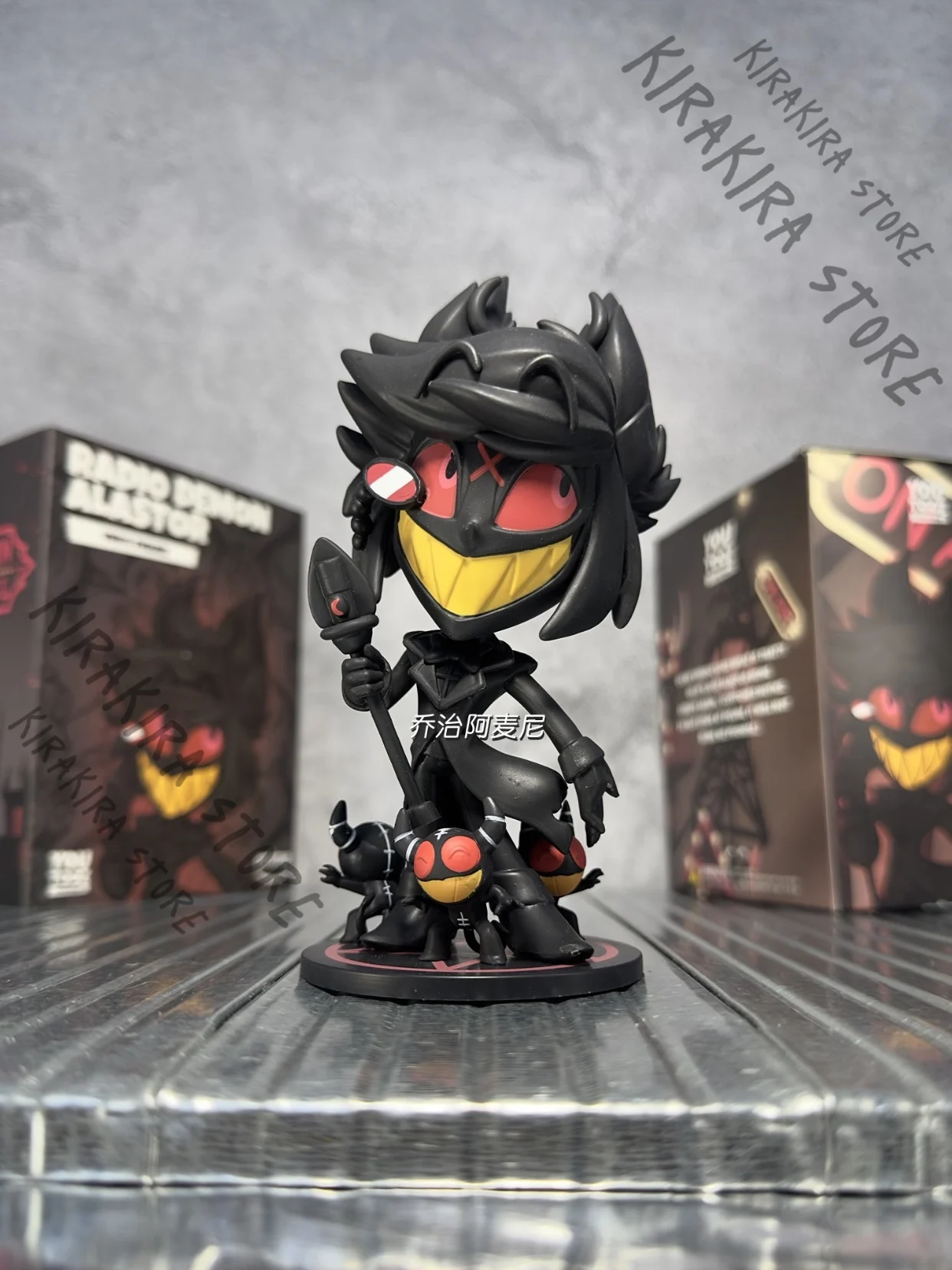 

Hazbin Hotel Alastor Garage Kits Figurine Official Model Kit Cosplay Anime Limited Legal Edition Genuine Peripheral Ornaments