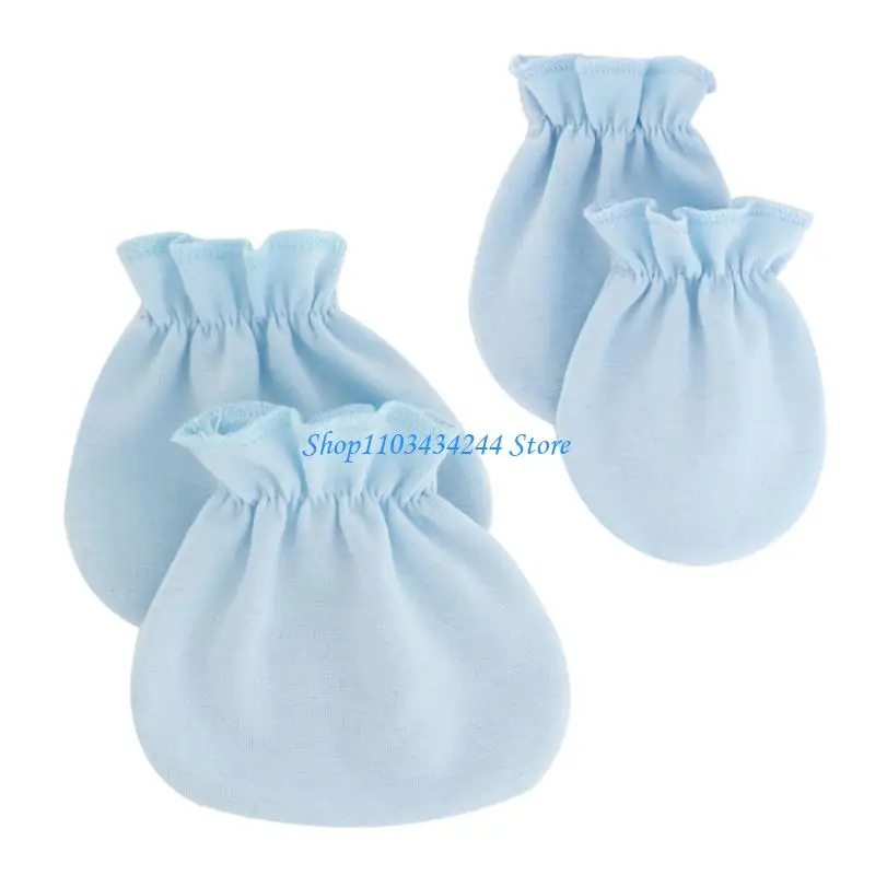 

No Scratch Mittens Socks Set for Infants Newborn Toddlers Shower Gifts Mittens Set