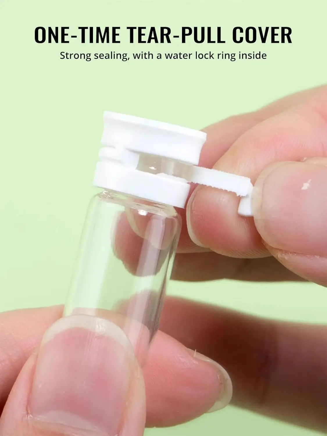 20-50 stuks doorzichtige lekvrije reisfles voor make-up verwijderaar en lotion, draagbare dispenser met flip-top essentie apart gebotteld