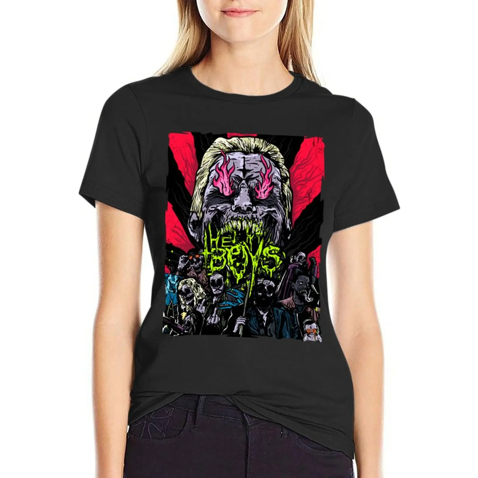 

The Boys Evil T-Shirt oversized customizeds graphics blanks Women's clothing