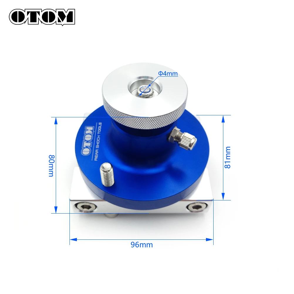 OTOM WP Motorcycle Suspension Shock Rear Absorber Nitrogen Charging Tool Pump Filling CNC Reservoir Universal ATV UTV Bike Parts