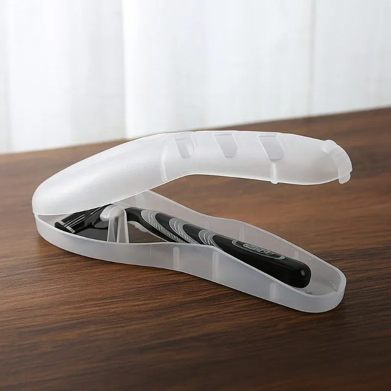 

Дорожный ящик для хранения, прозрачный пылезащитный чехол для переноски, органайзер для картриджей для мужчин, повседневные принадлежности, аксессуары для туалетных принадлежностей