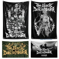 American Band Decoration Bedroom Wall Art Indoor Banner for The Black Dahlia Murder Flag Polyester Digital Printing Tapestry