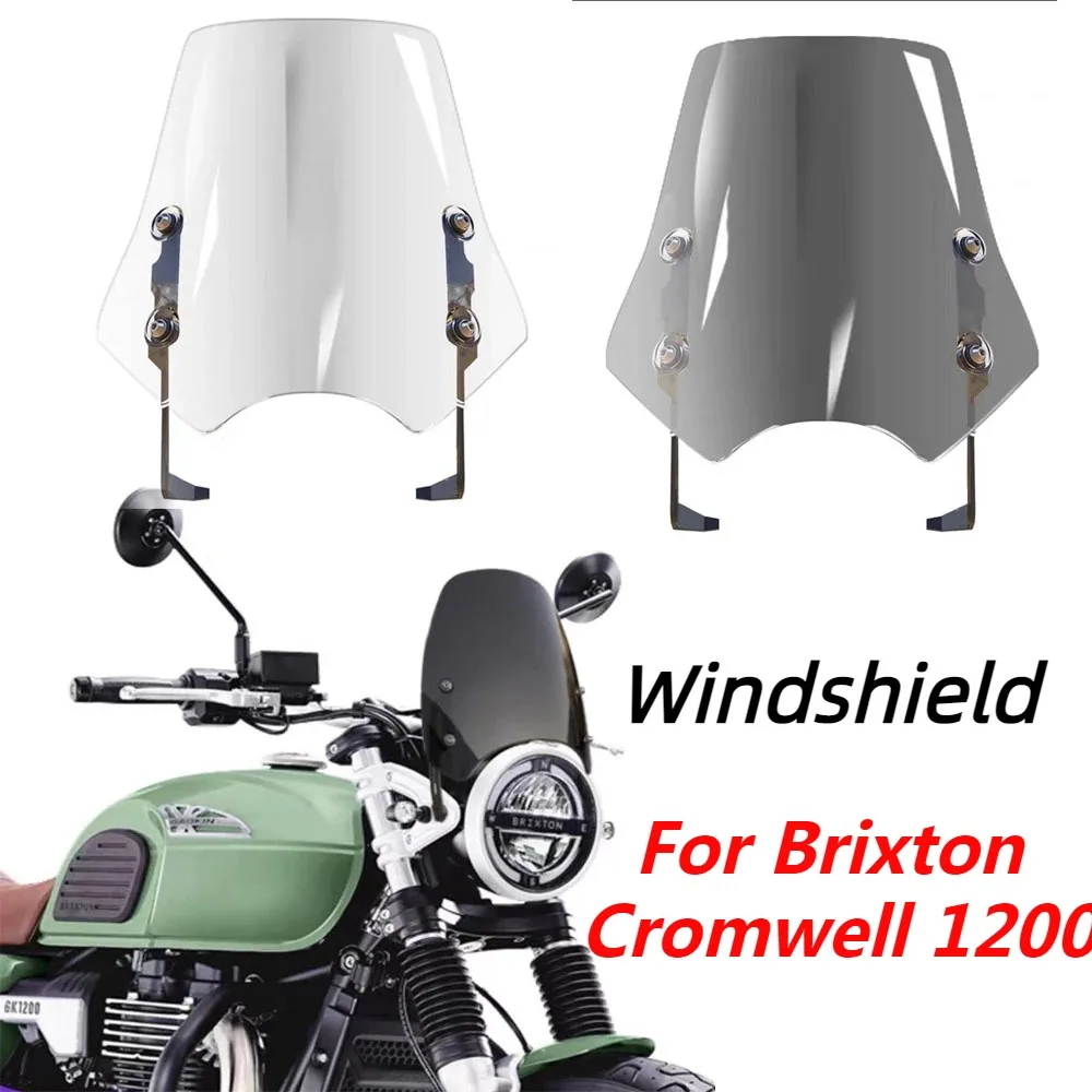 

Motorcycle Wind Screen Deflector Windshield For Brixton Cromwell 1200