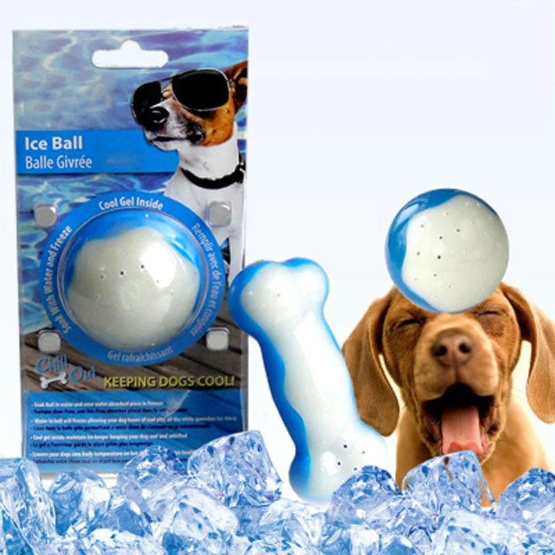 

Dog Toys Dog Teeth Cleaning Toy Chill Out Summer Dog Cooling Treat Toy Pet Dog Ice Ball Toy