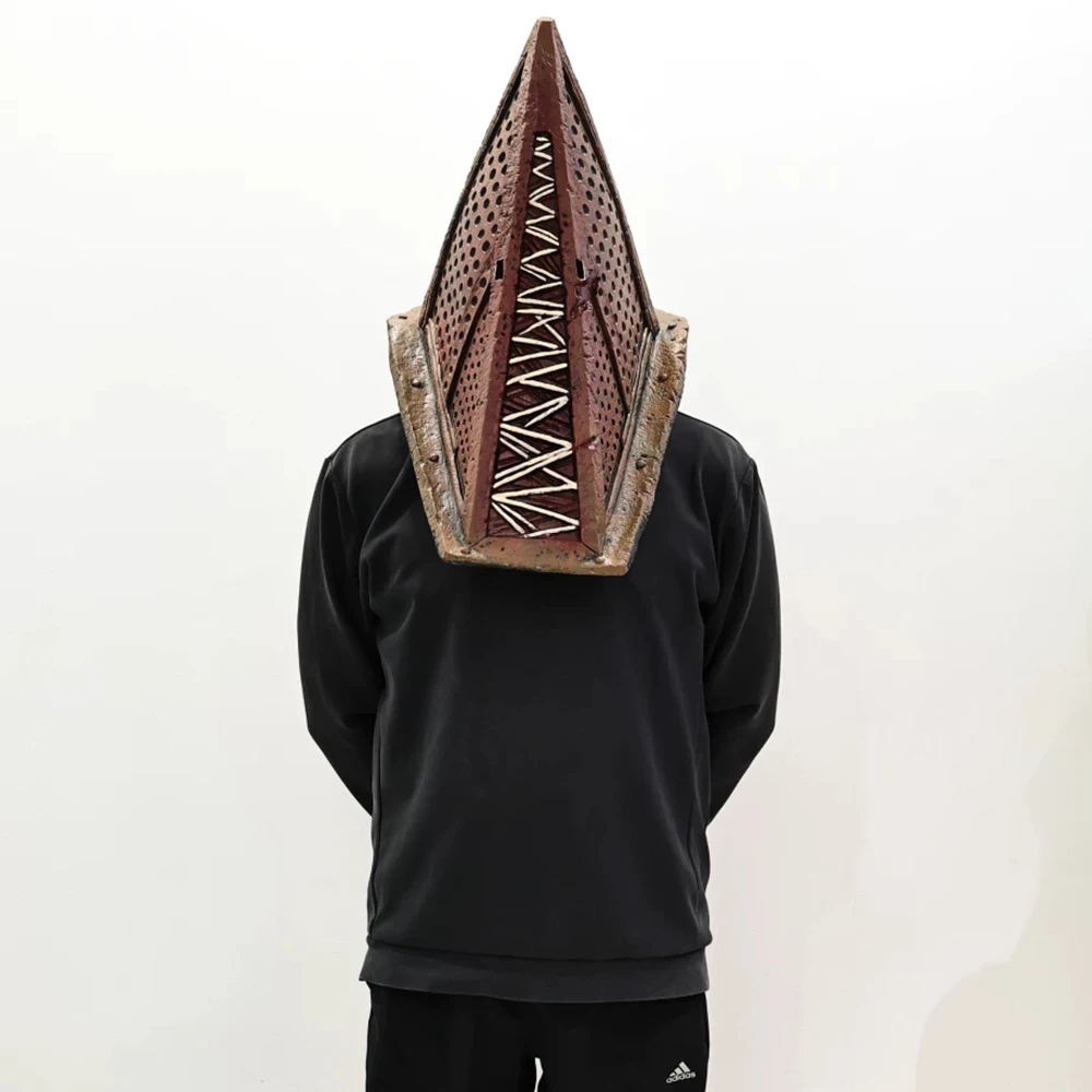 Movie Return to Silent Hill Red Pyramid Cosplay Mask Adult Latex Full Face Terror Helmet Halloween Costume Prop