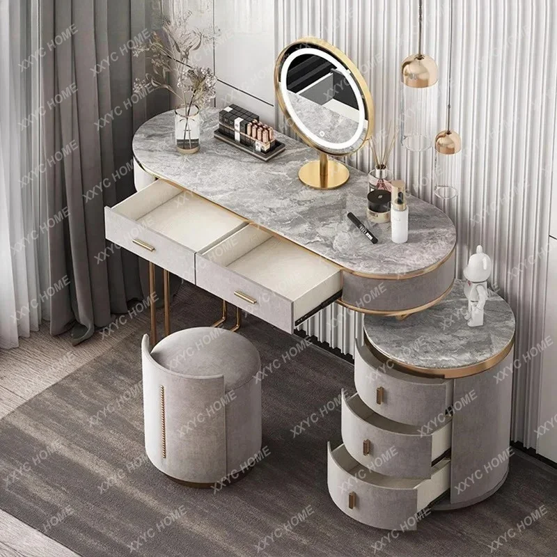 XX  Modern Vanity Table Bedroom Mirror Girl Garden Bathroom Dressing Table Jewelry Organizer Mesa  Trendy Furniture