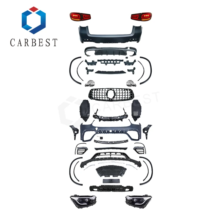 

BR New Product Upgrade Body Kit Car Bumper For GLC X253 2016-2019 To GLC63 2021